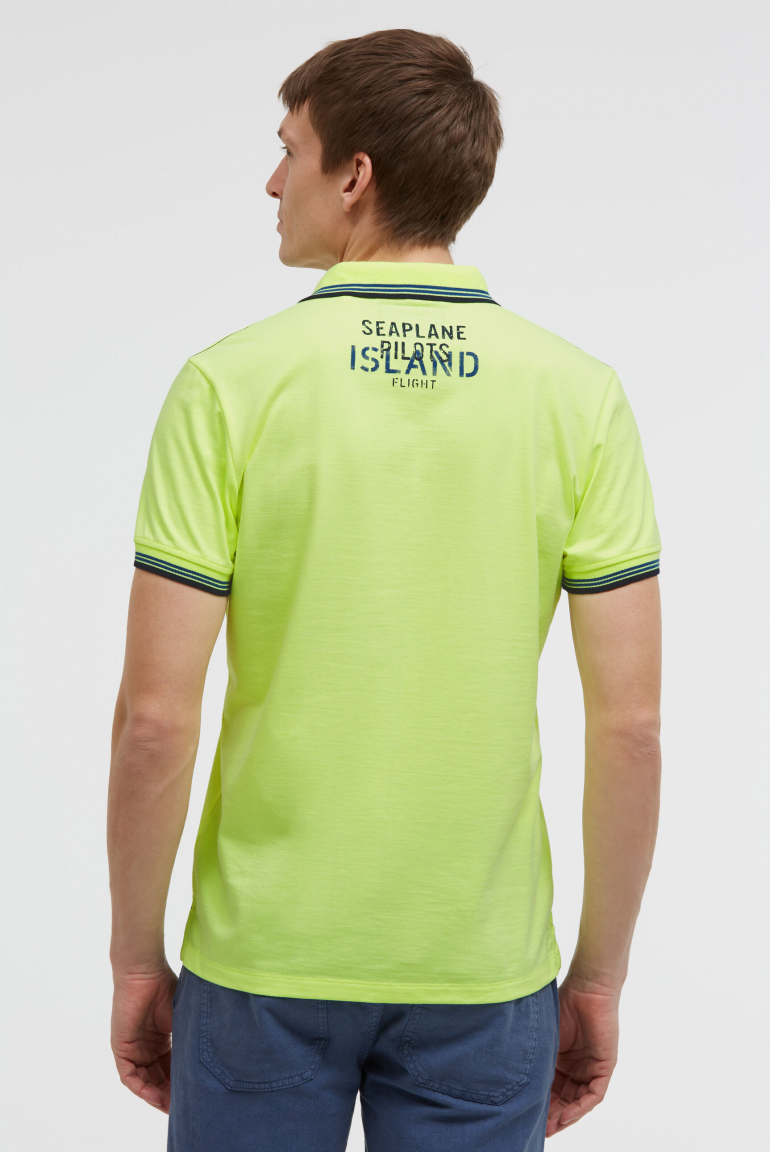 Poloshirt Kurzarm mit Logo-Applikationen
