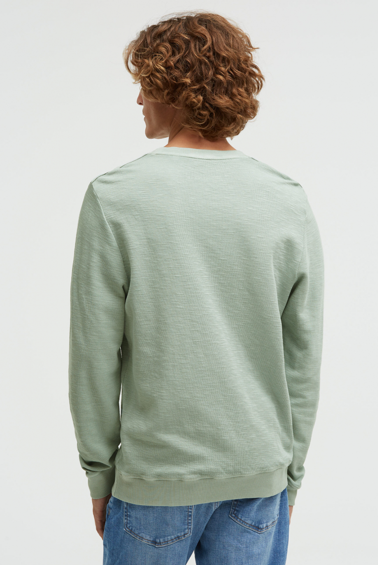 Sweatshirt aus Slub Interlock