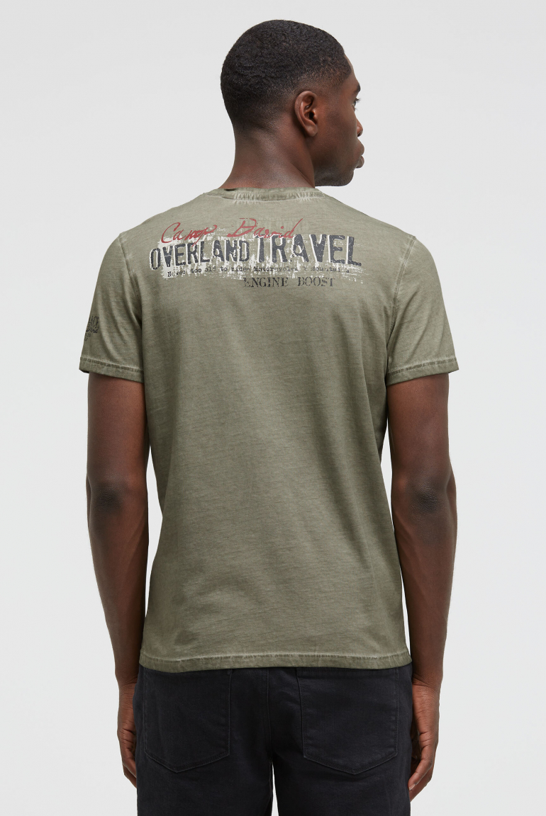 T-Shirt im Used Look mit Crack Prints