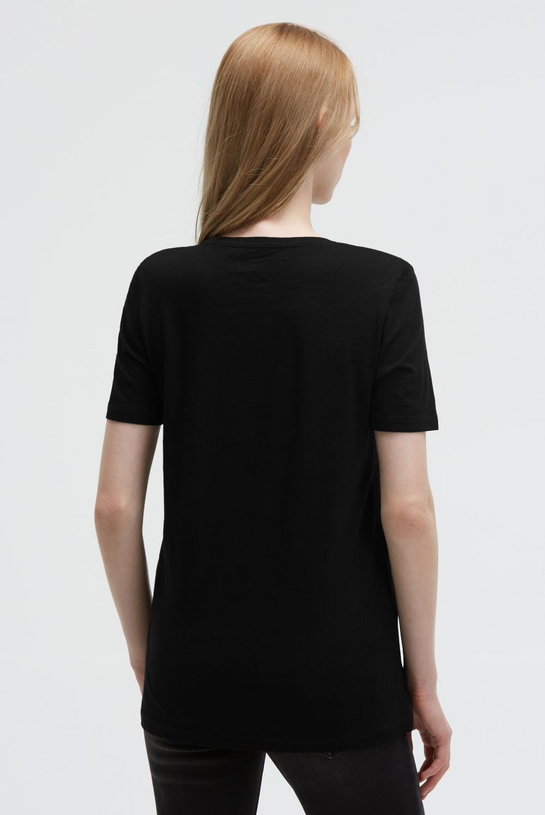 T-Shirt mit Rundhalsausschnitt und Artwork