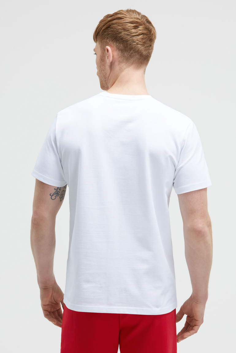 T-Shirt Rundhals aus Baumwoll-Pikee