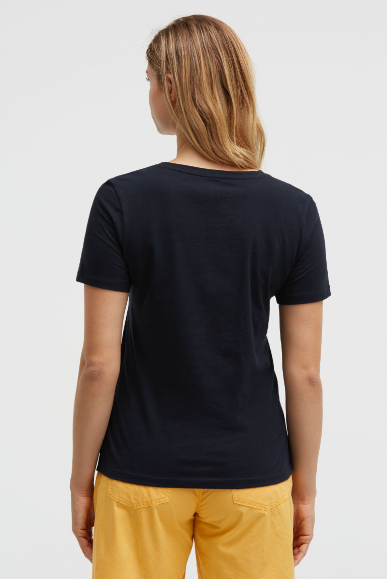 T-Shirt Rundhals mit Rubber Print