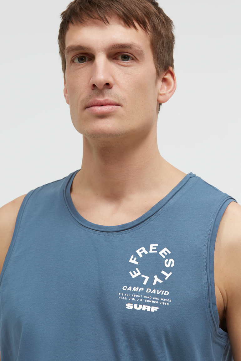 Tanktop mit Rücken-Print