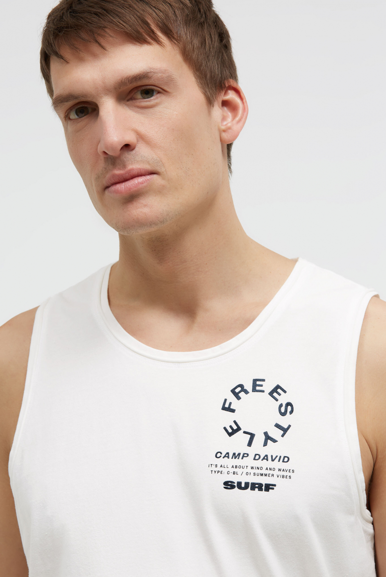 Tanktop mit Rücken-Print