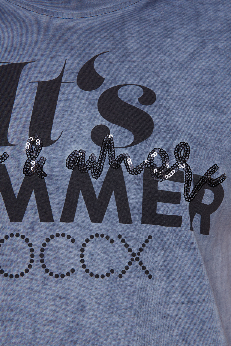 Ärmelloses Kapuzenshirt mit Artwork