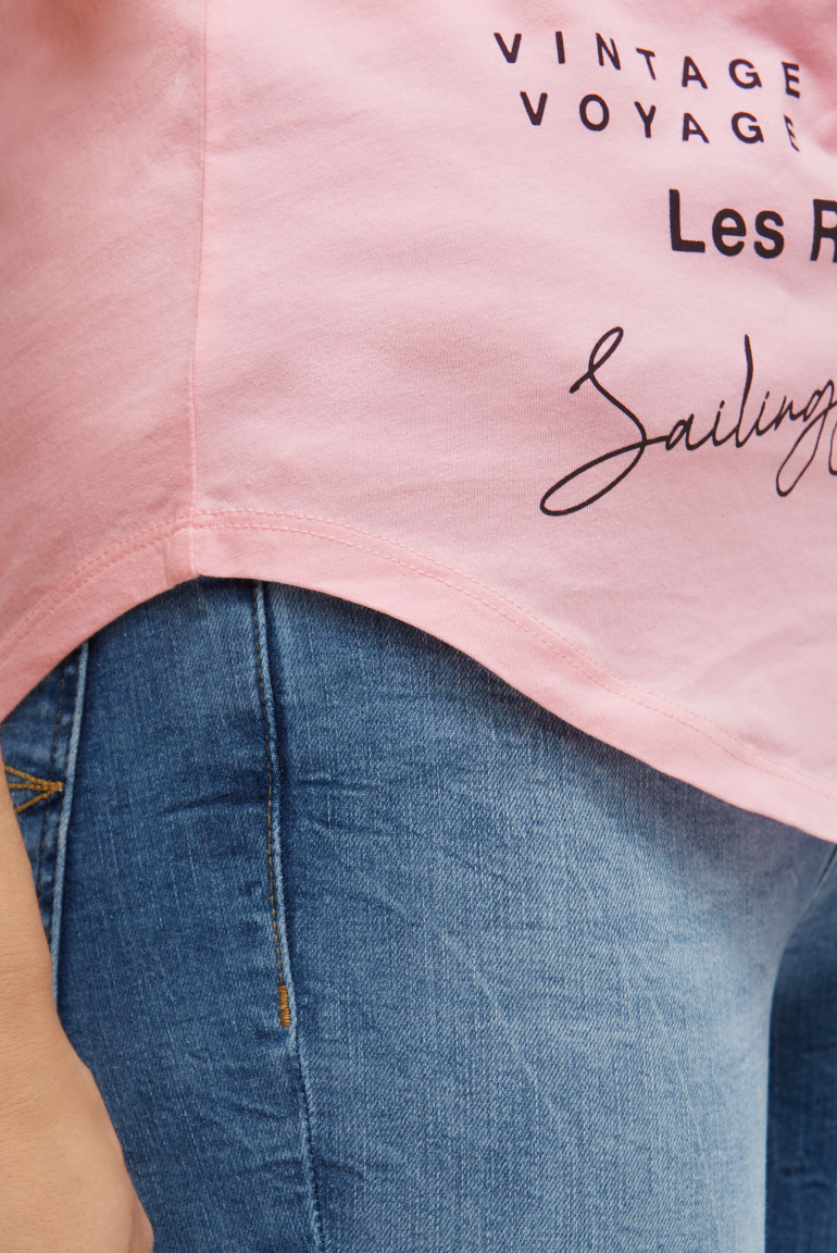 Ärmelloses Shirt mit Wording Print