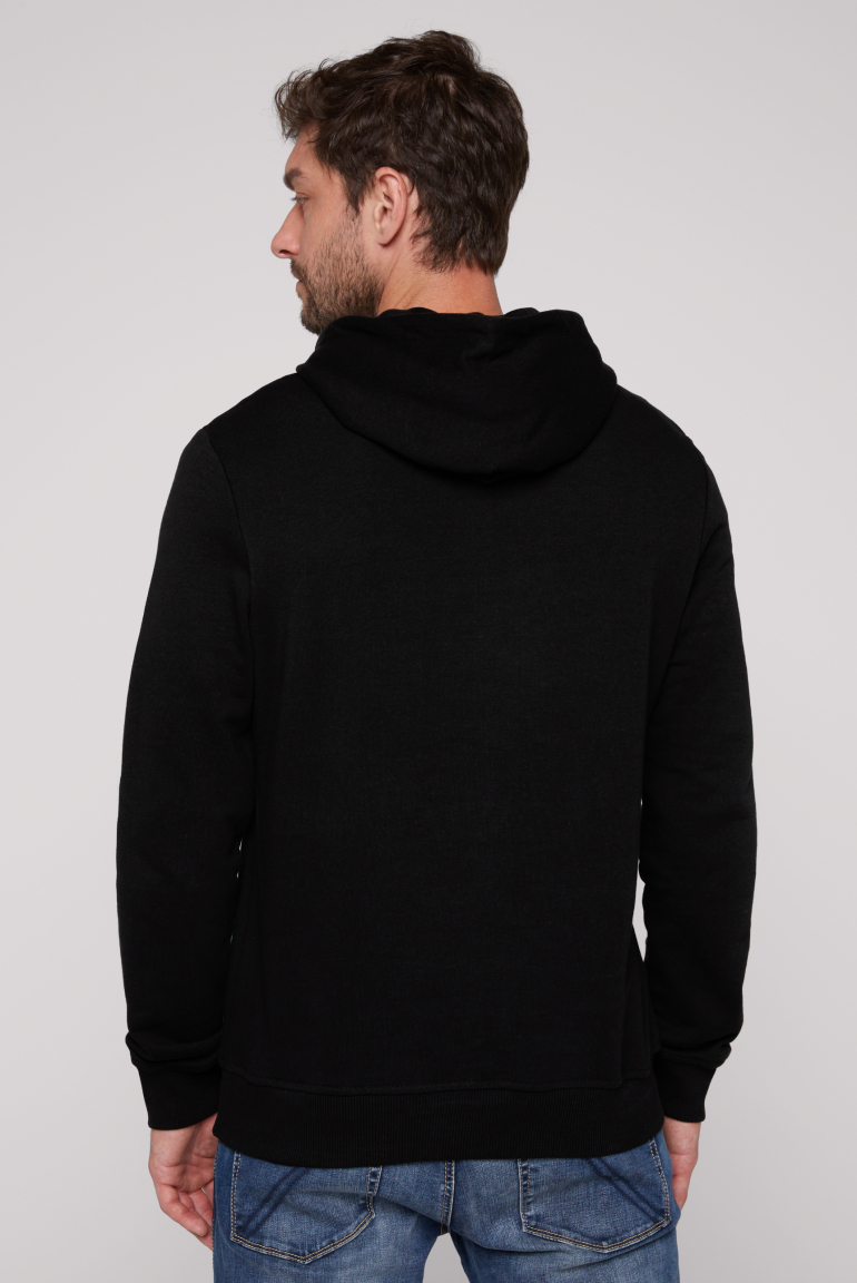 Basic Hoodie mit Logo Print