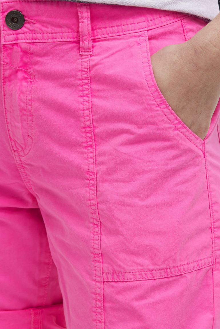 Bermudashorts mit Zip Fly