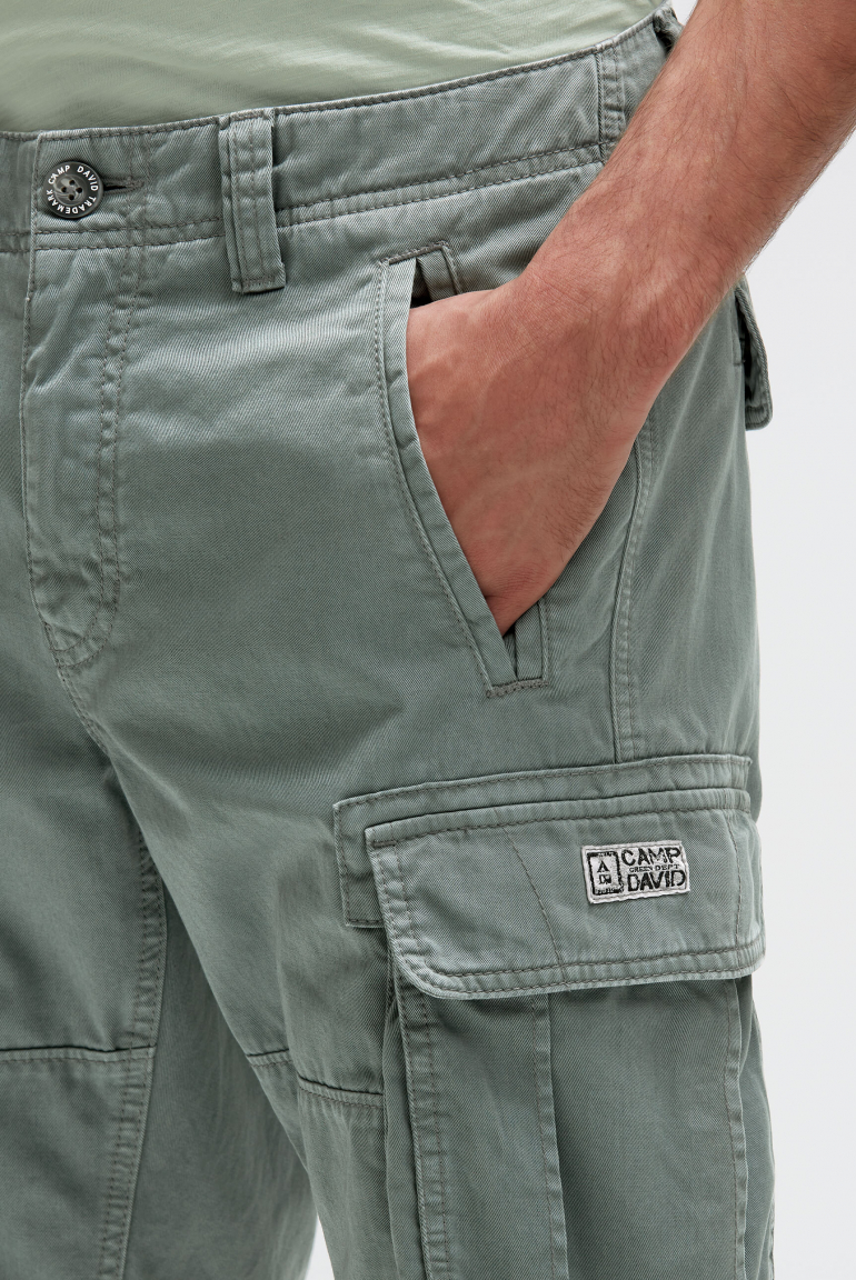 Cargo Shorts mit Wasch-Effekten
