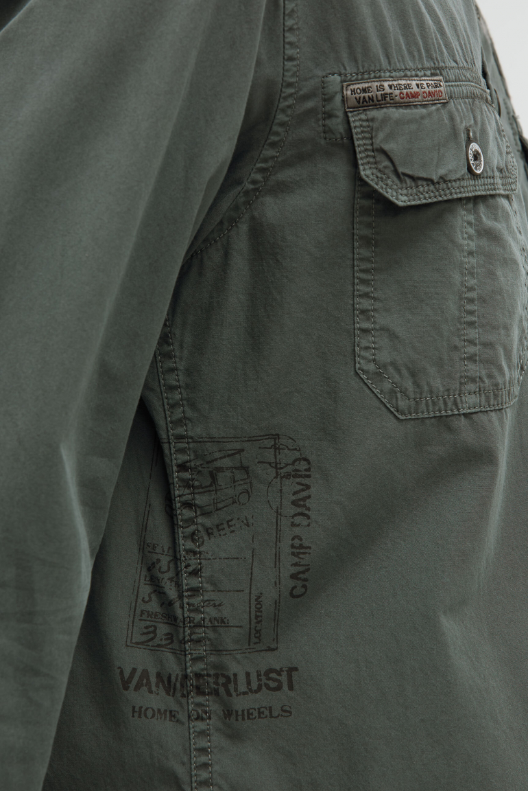 Cargohemd Langarm mit Artworks