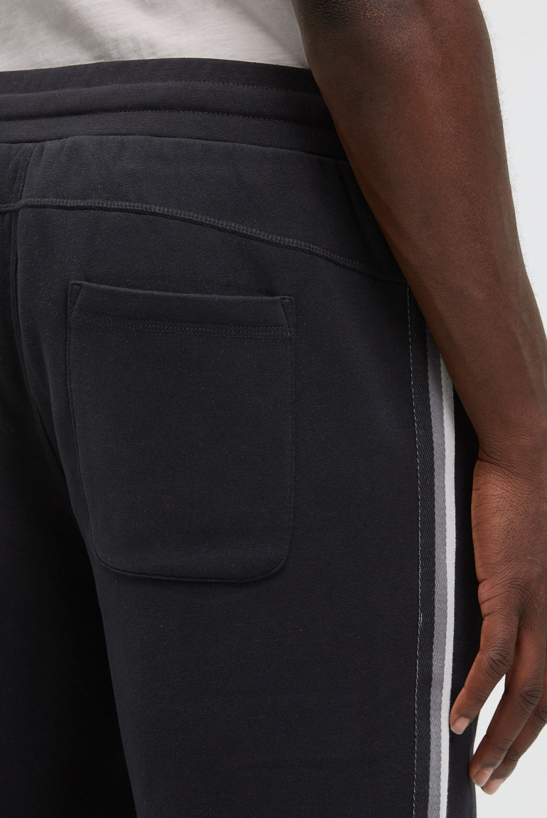 Jogginghose mit Seitentapes und Logo Prints