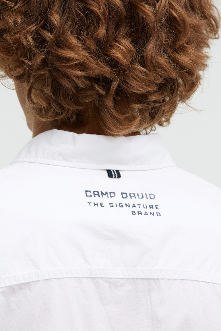 Kurzarmhemd mit Label Prints