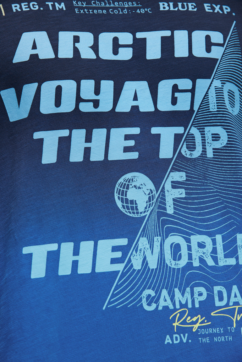 Longsleeve Dip Dye mit Label Prints