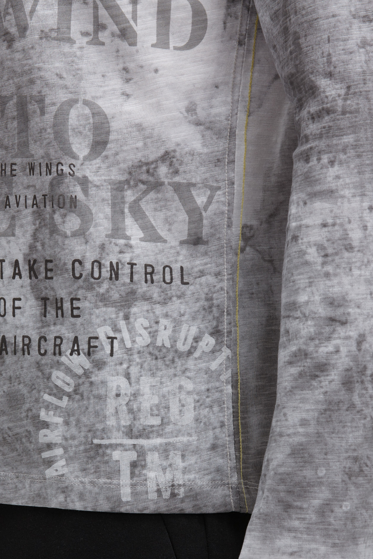 Longsleeve mit All Over Print