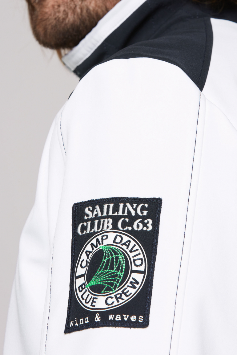 Softshelljacke mit Colour-Blocking