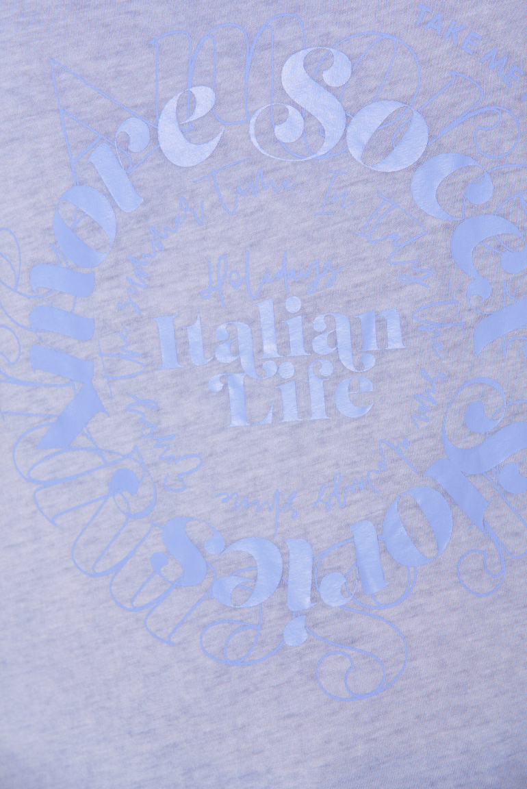 Sommertop Oil Dyed mit Print