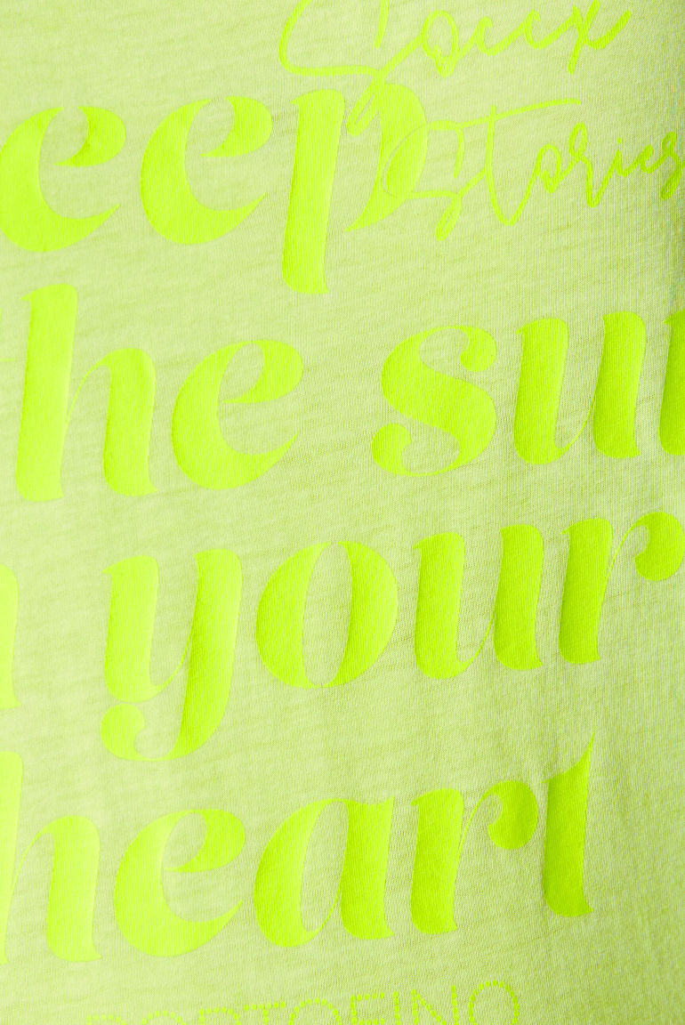 Sommertop Oil Dyed mit Print