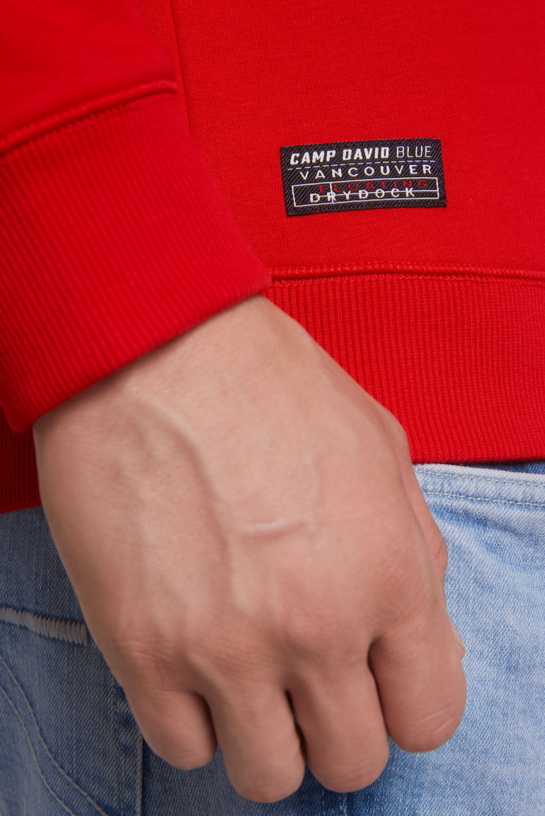 Sweatshirt mit Logo Print