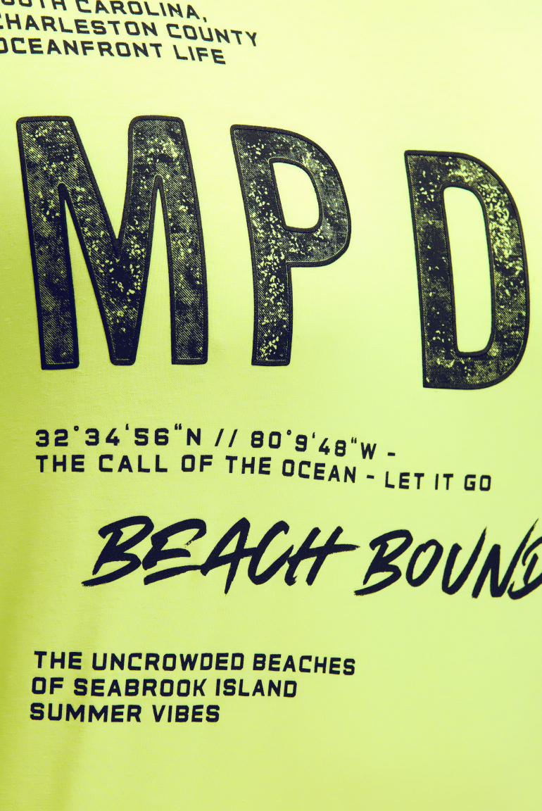 T-Shirt mit auffälligem Logo Print