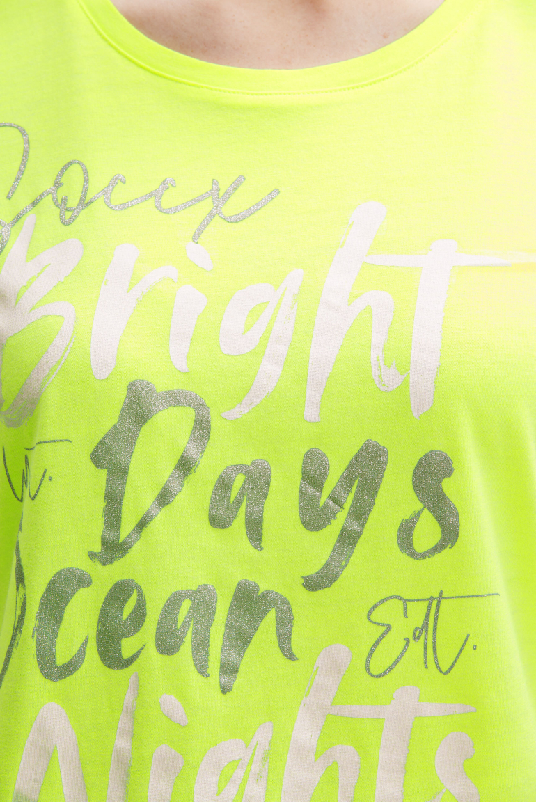 T-Shirt mit Rundhalsausschnitt und Artwork