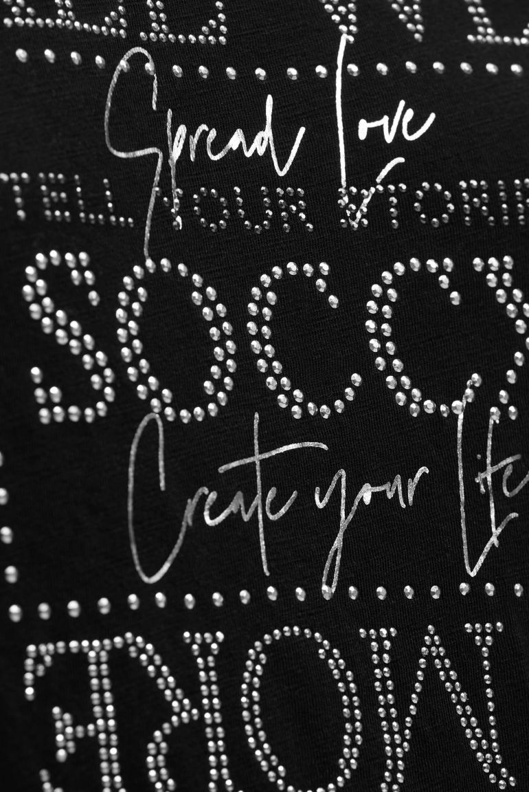 T-Shirt mit Rundhalsausschnitt und Artwork