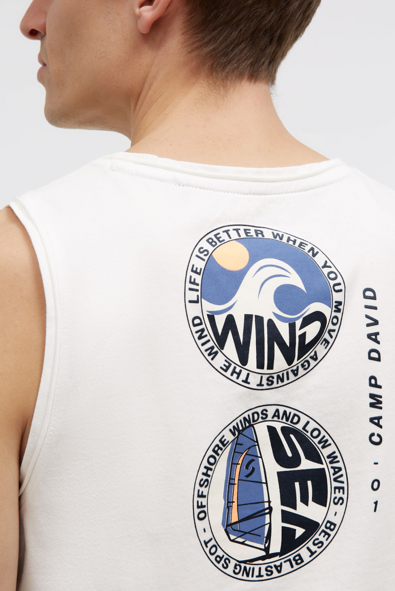 Tanktop mit Rücken-Print