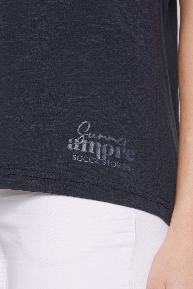 Top mit Rücken-Detail