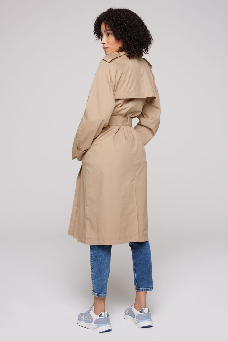 Trenchcoat mit Bindegürtel