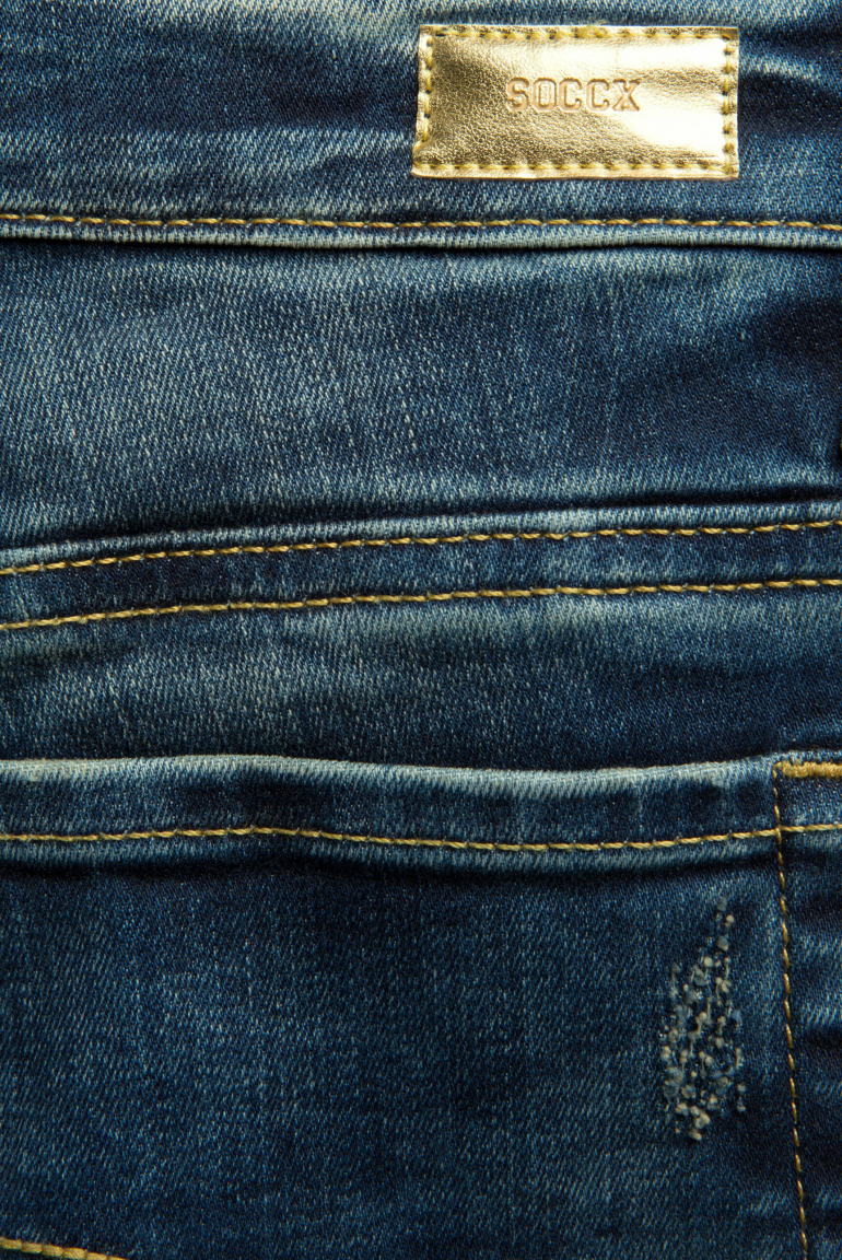 Vintage Jeans HE:DI mit Destroy-Effekten Slim Fit