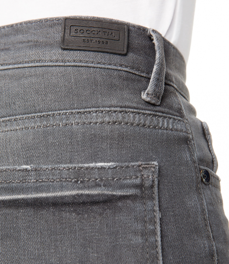 Vintage Jeans mit hohem Bund, Slim Fit