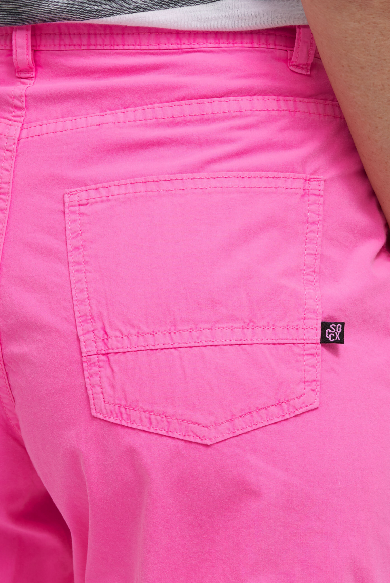 Bermudashorts mit Zip Fly