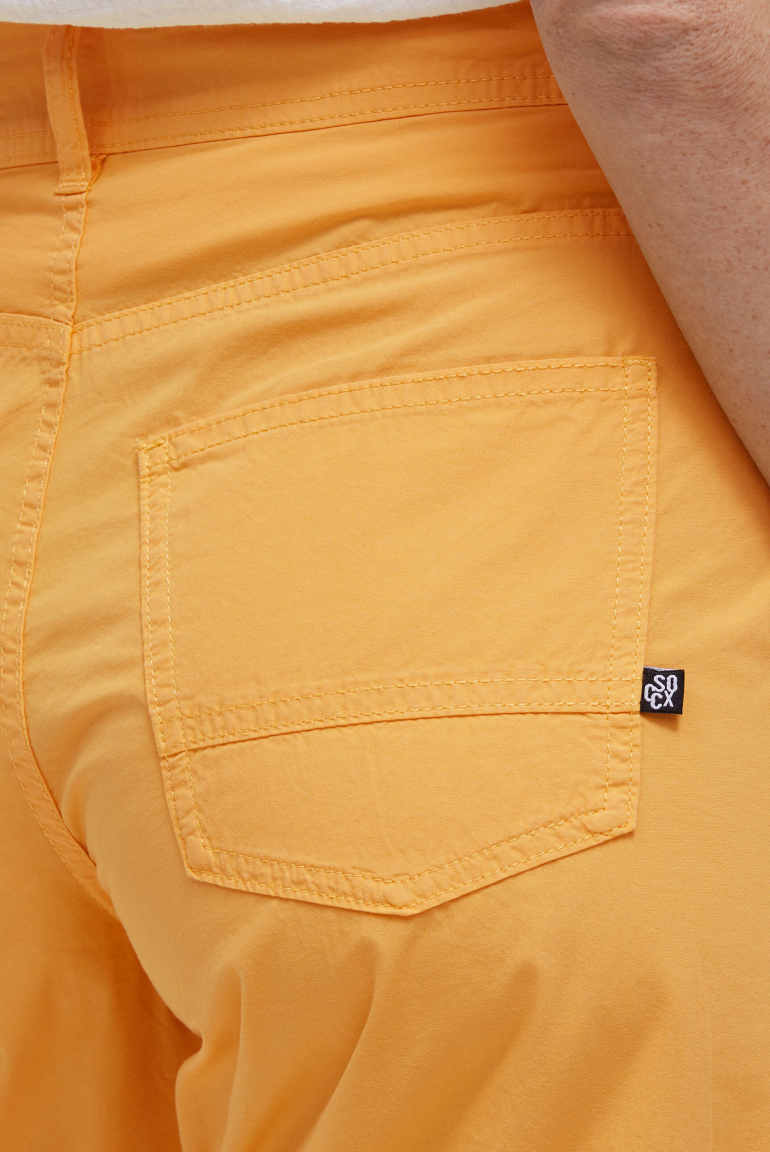 Bermudashorts mit Zip Fly