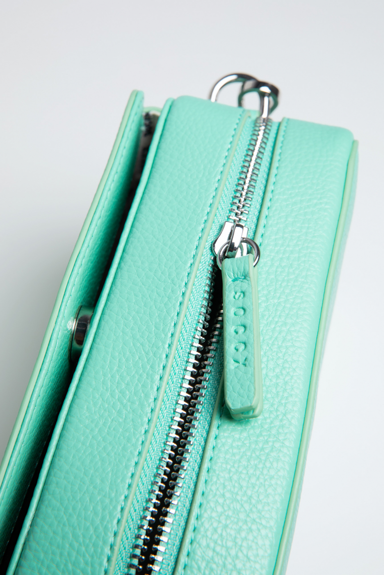 Crossbody Bag mit Logo und Intarsia-Webriemen