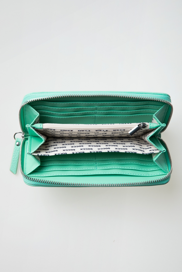 Geldbörse mit Logo-Prägung