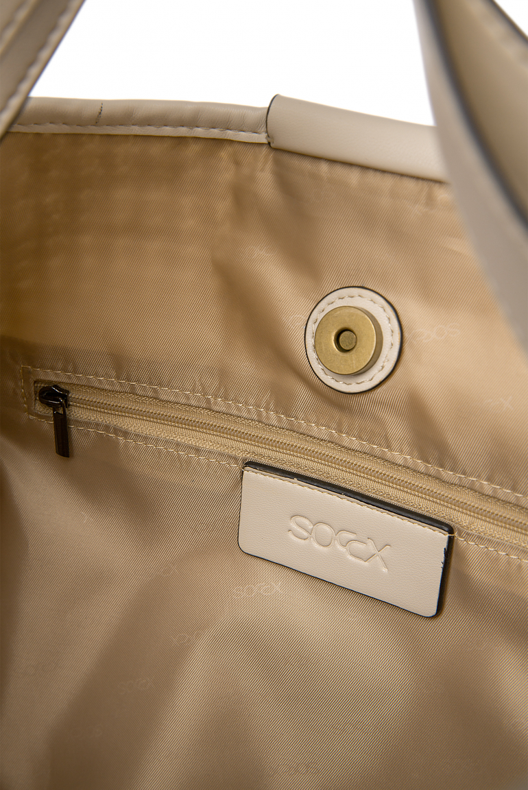 Hobo Bag im Häkel-Design mit Logo-Wechselgurt