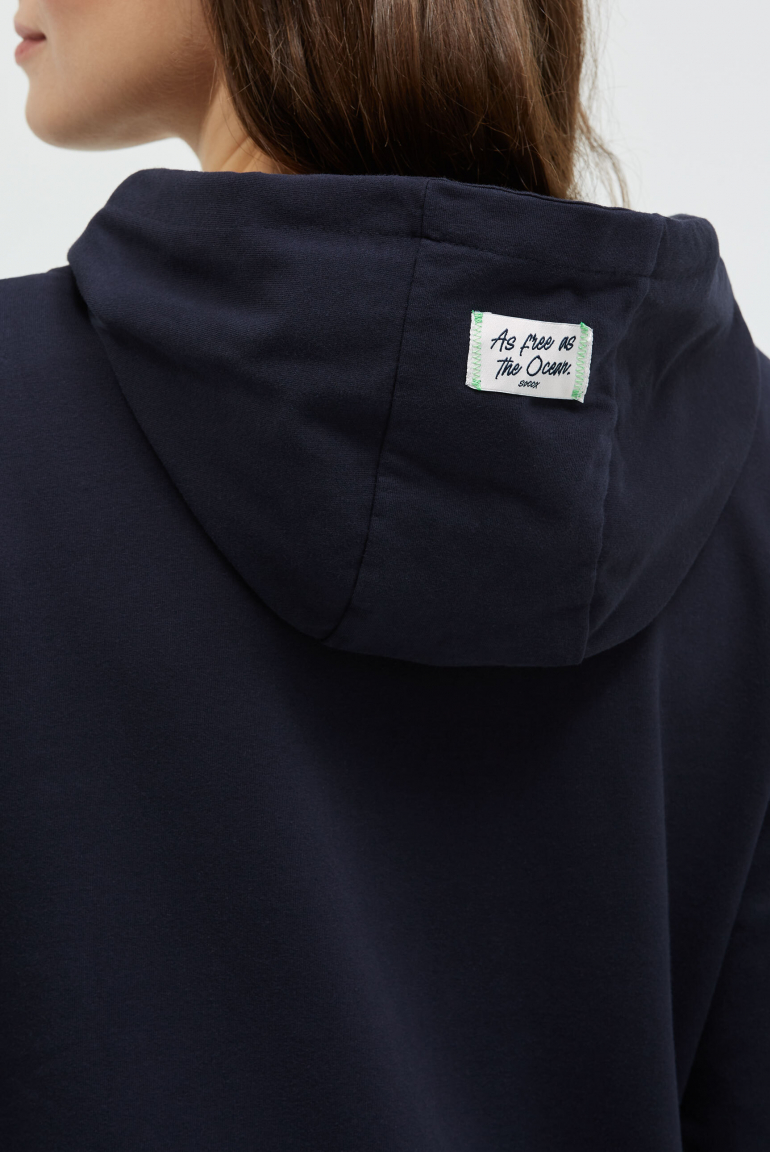 Kapuzensweatjacke mit Print Artworks