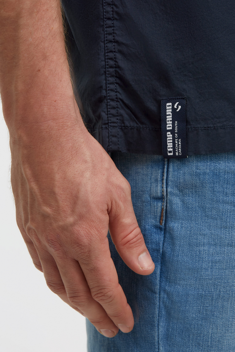 Kurzarmhemd mit Label Prints