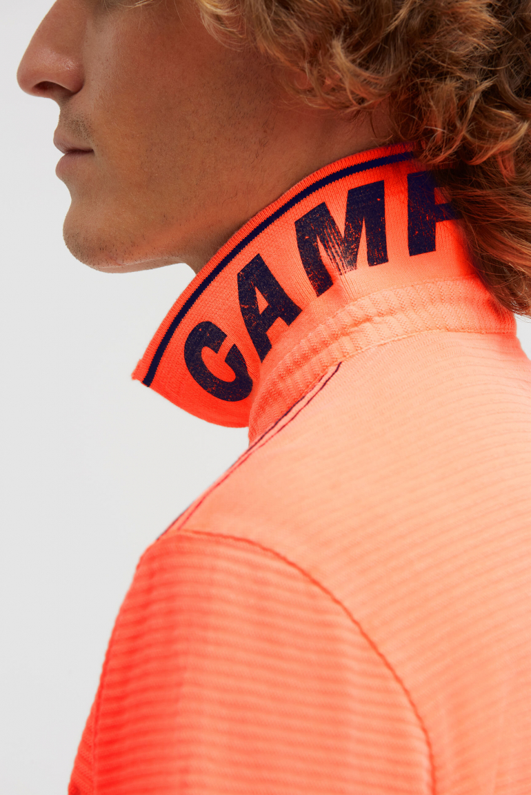 Poloshirt Kurzarm mit Struktur-Details