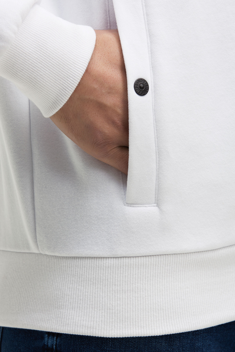 Sweatjacke mit Kapuze und Logo Artworks