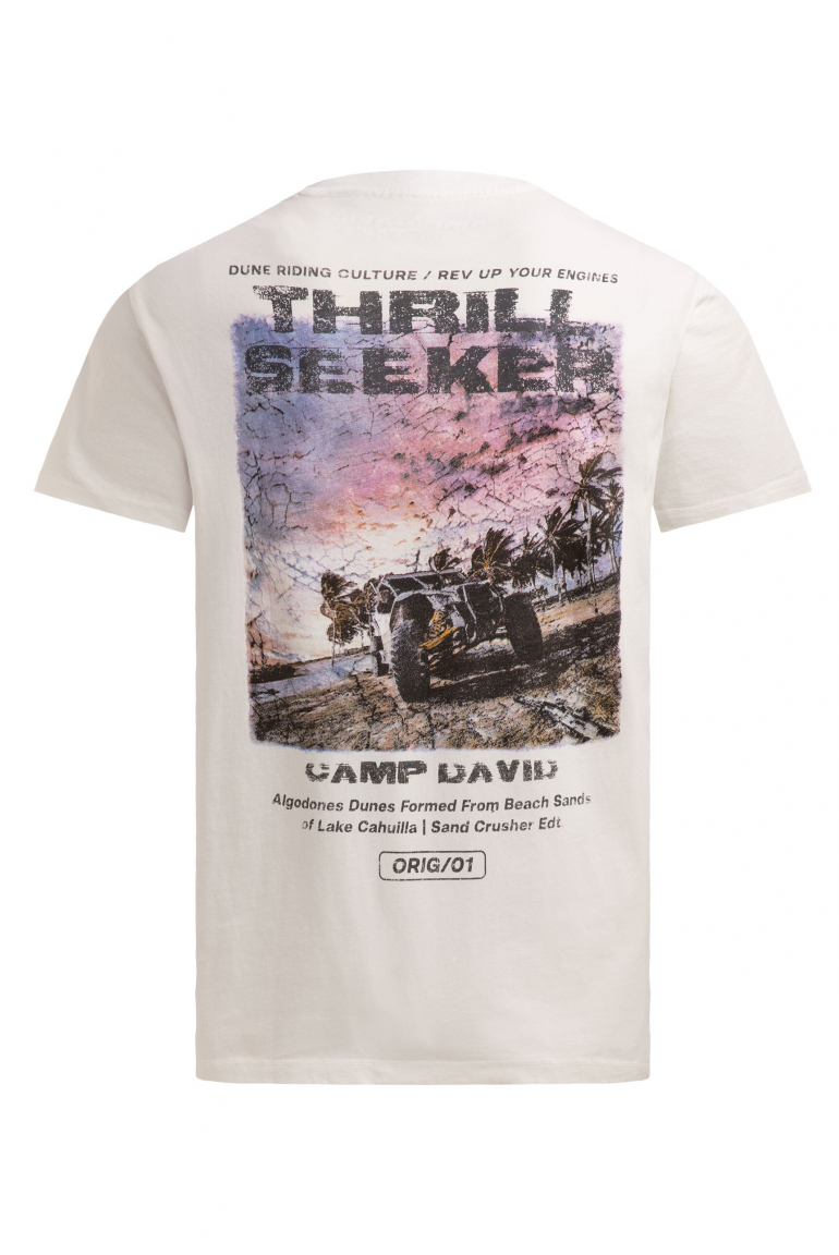 T-Shirt mit Photoprint auf dem Rücken