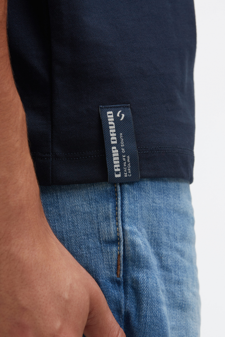 T-Shirt Rundhals mit Back-Print