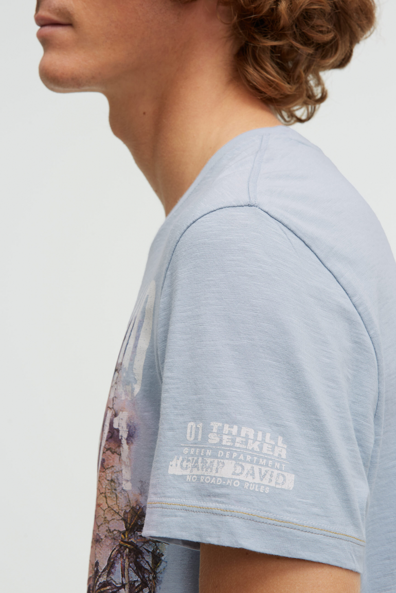 T-Shirt Rundhals mit Photoprint