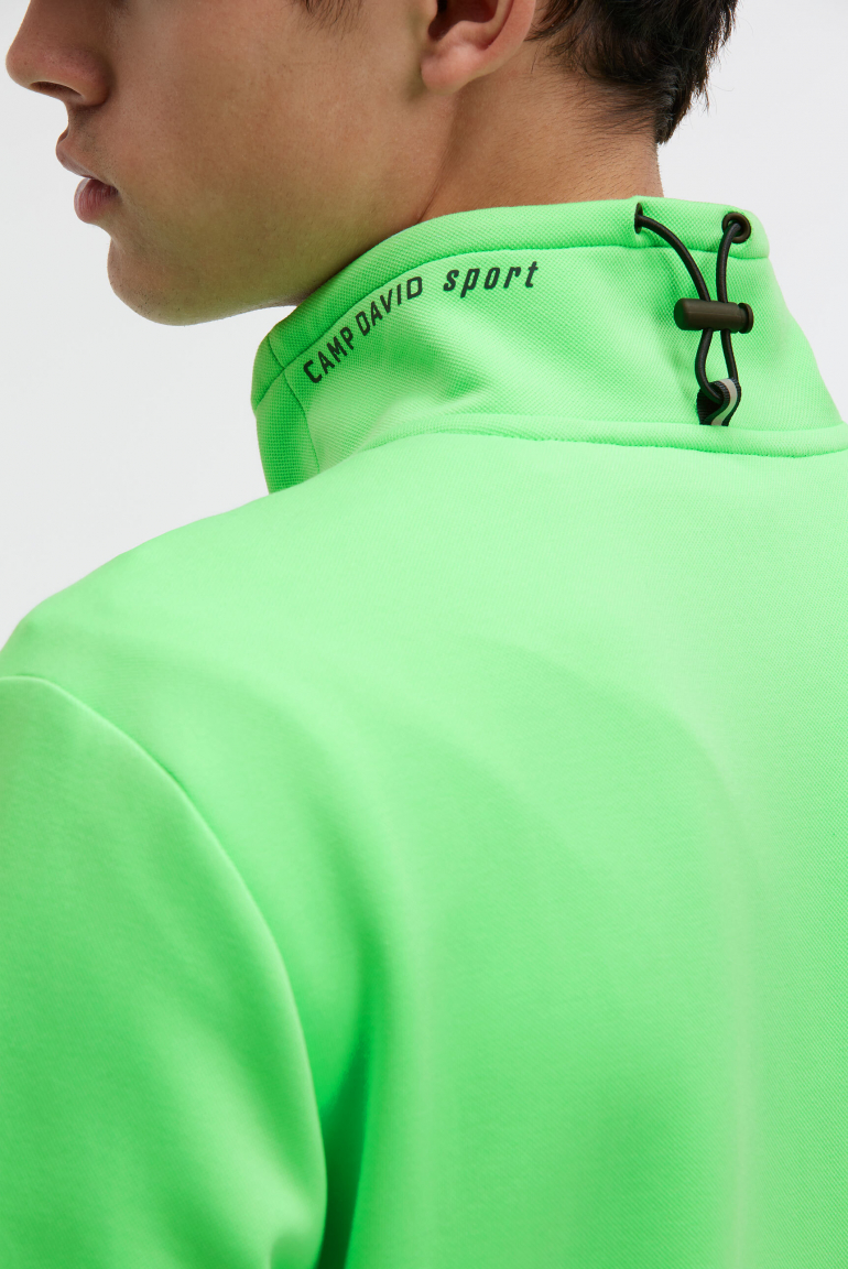 Trainingsjacke aus Interlock mit Logo Artworks