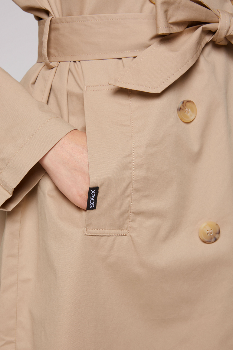 Trenchcoat mit Bindegürtel