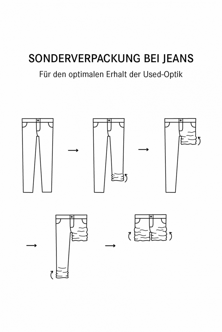 Vintage Jeans HE:DI mit Destroy-Effekten Slim Fit