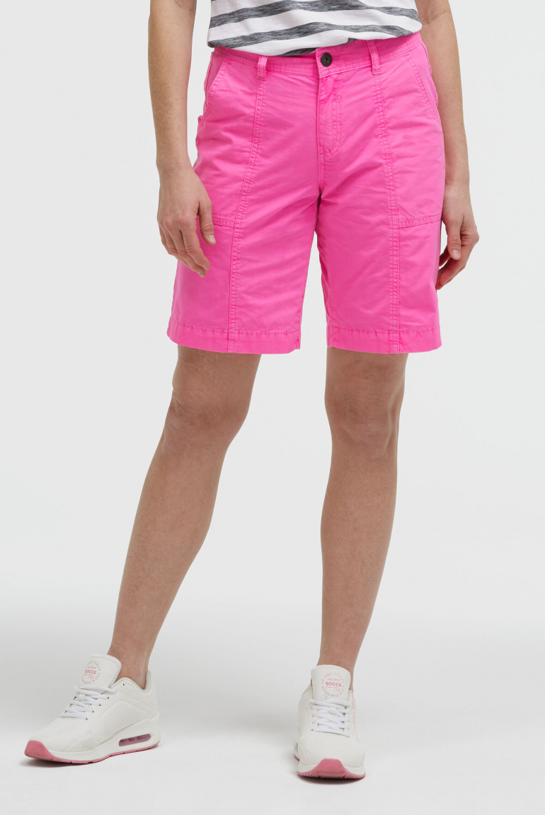 Bermudashorts mit Zip Fly