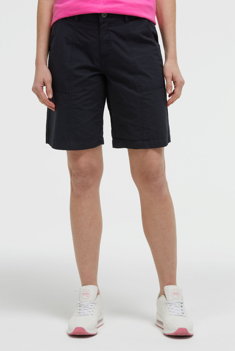 Bermudashorts mit Zip Fly