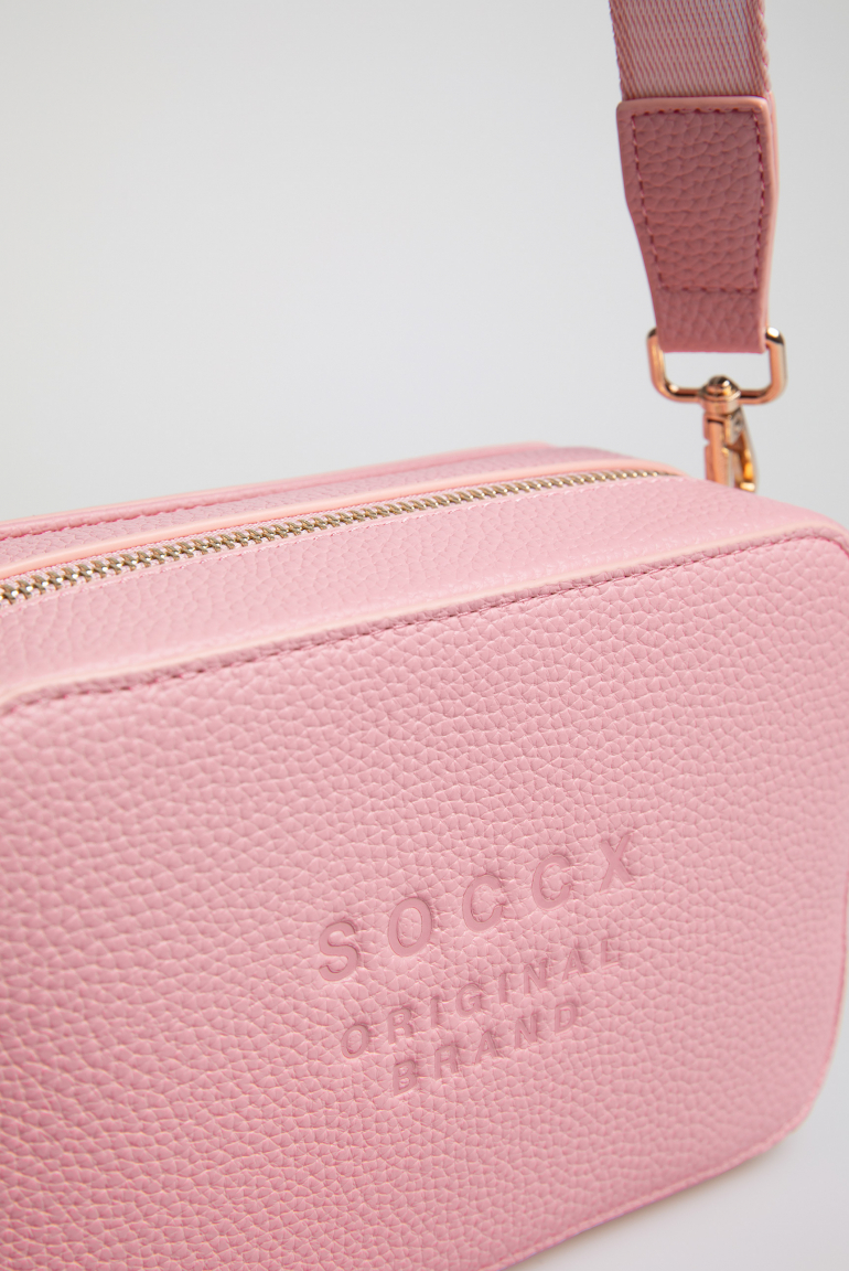 Crossbody Bag mit Logo und Intarsia-Webriemen