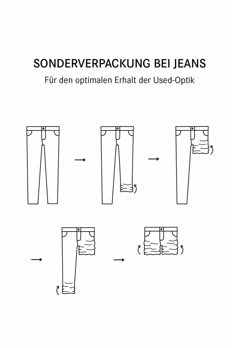 Dark used Jeans KA:RA mit Doppelknopf