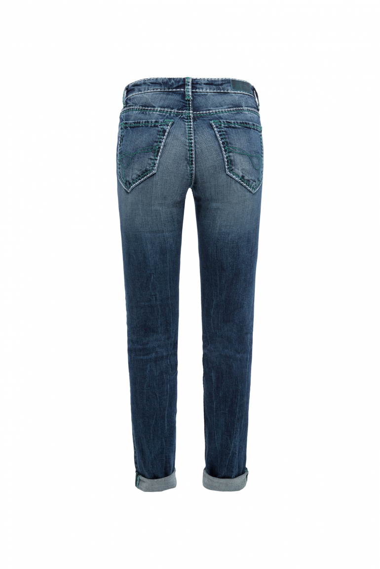 Jeans HE:DI mit Dunkler Vintage-Waschung